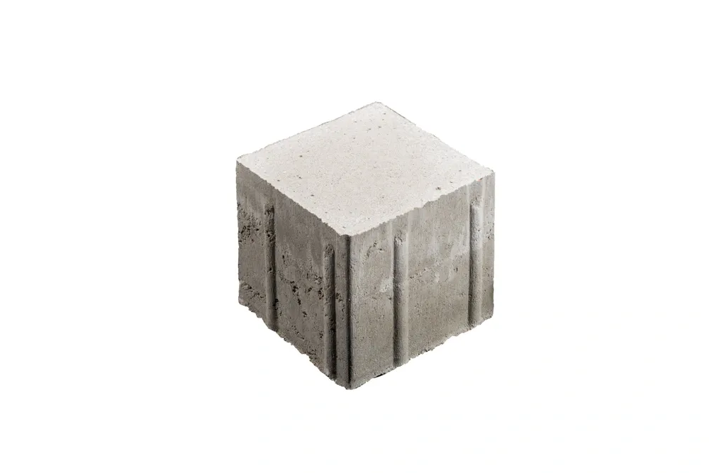 Gossenstein 16x16x14 cm Grau ohne Fase