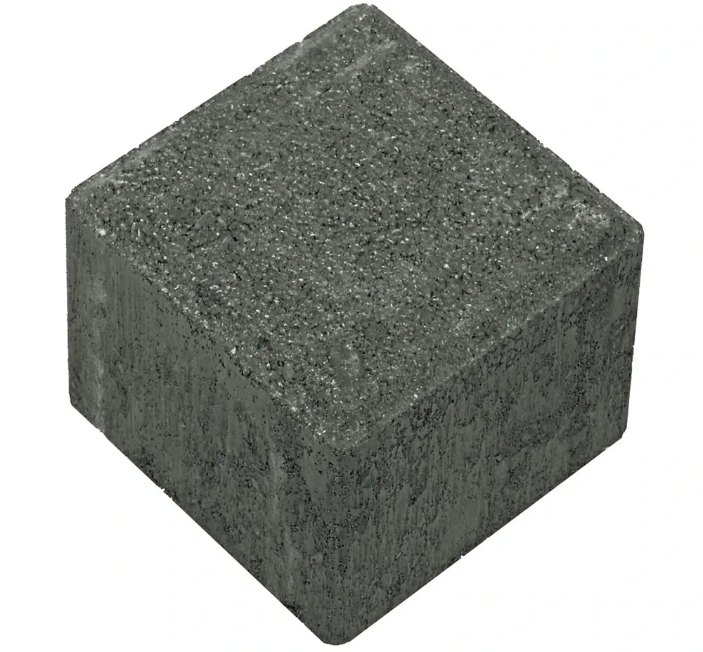 Rasengitterfüllstein 8,3x8,3x8 cm Anthrazit mit Fase