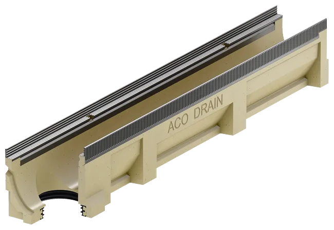 Aco Multiline Light Rinne mit Ablauf 100 cm