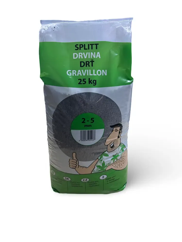 Quarz-Porphyr Splitt 2-5mm im 25 Kg Sack