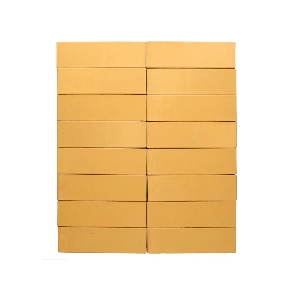 Verblendklinker 7-Schlitz Asuka gelb 24x11,5x7,1 cm