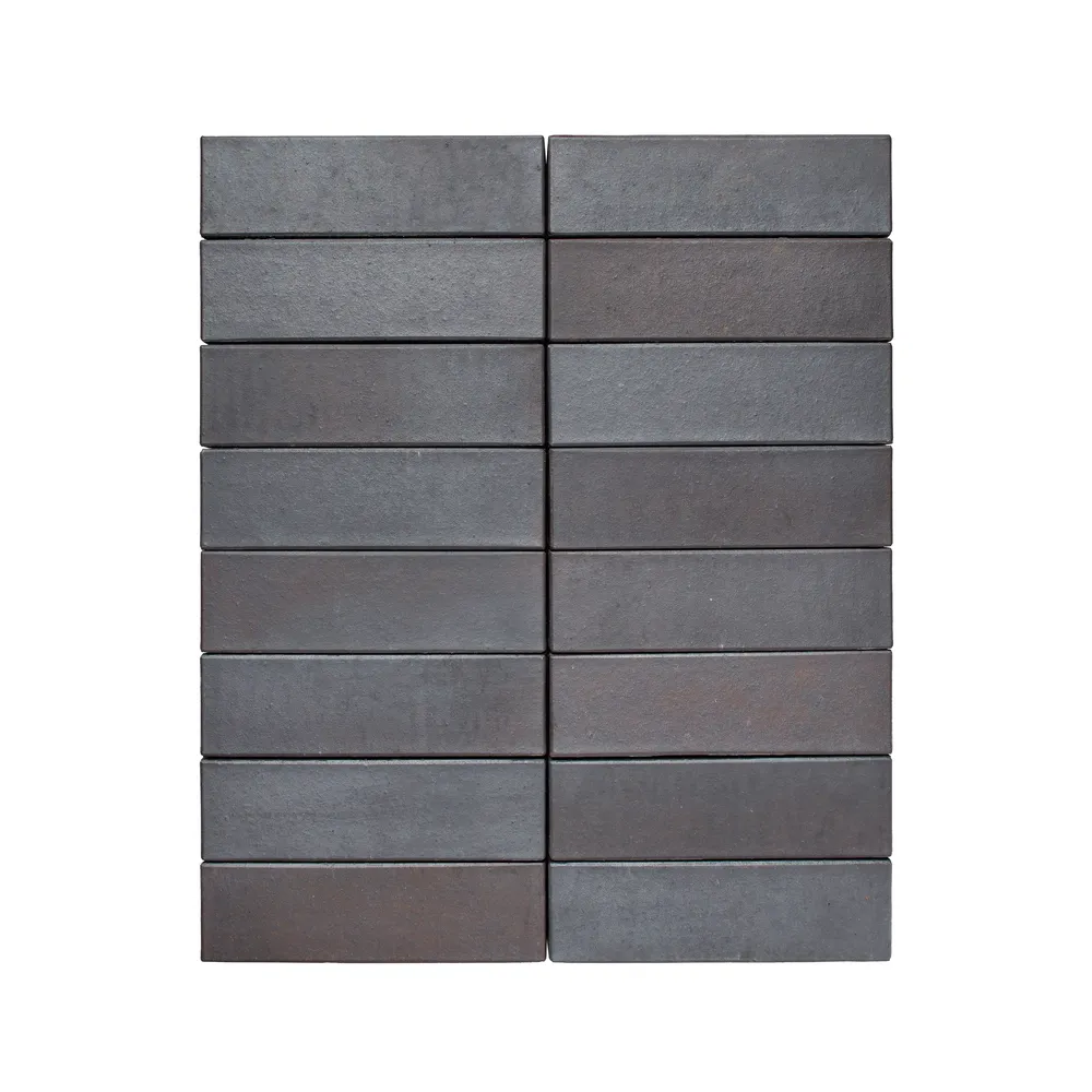 Verblendklinker Vollstein Malo anthrazit-braun 24x11,5x7,1 cm