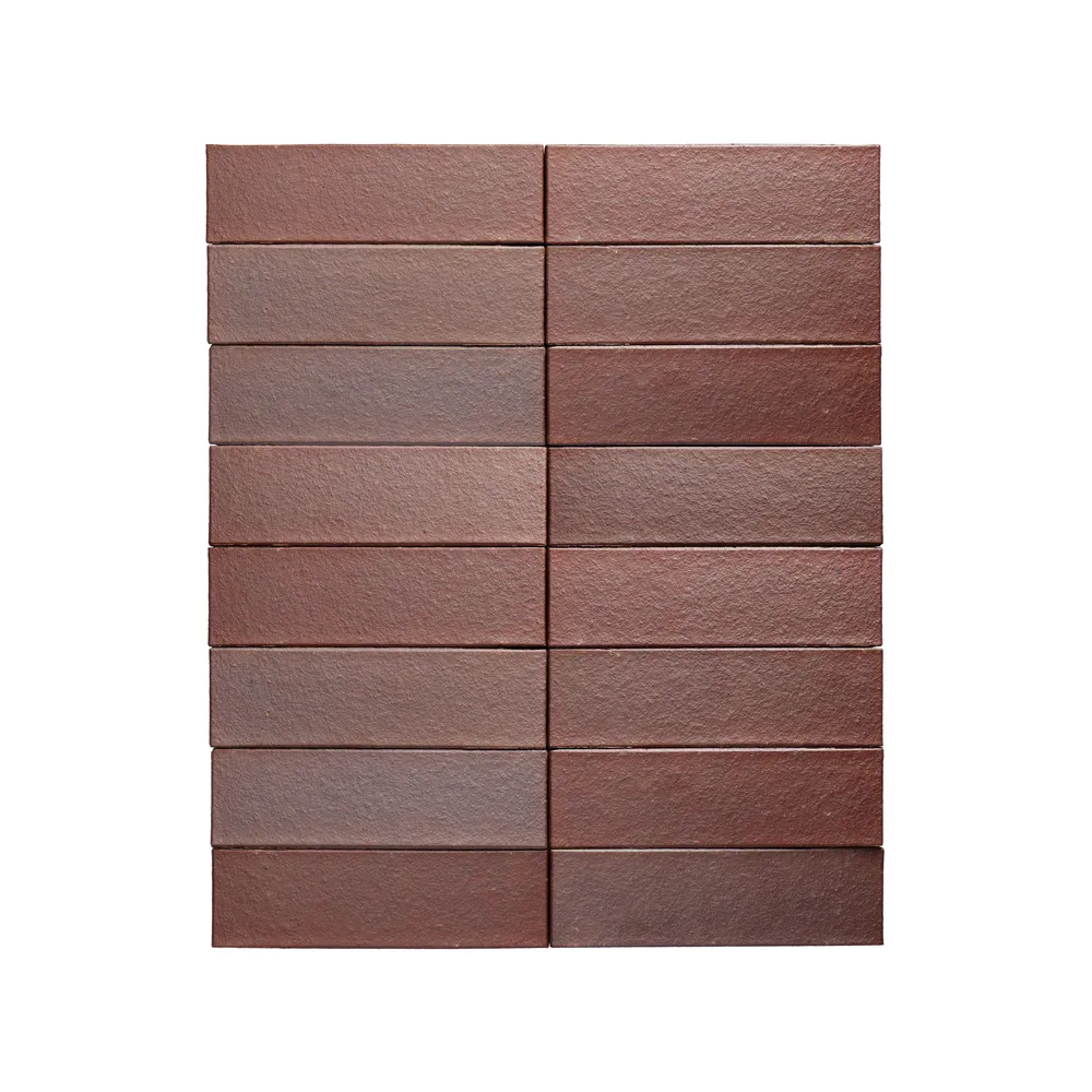 Wienerberger Verblendklinker 7-Schlitz Bahati violettbraun 24x11,5x7,1 cm