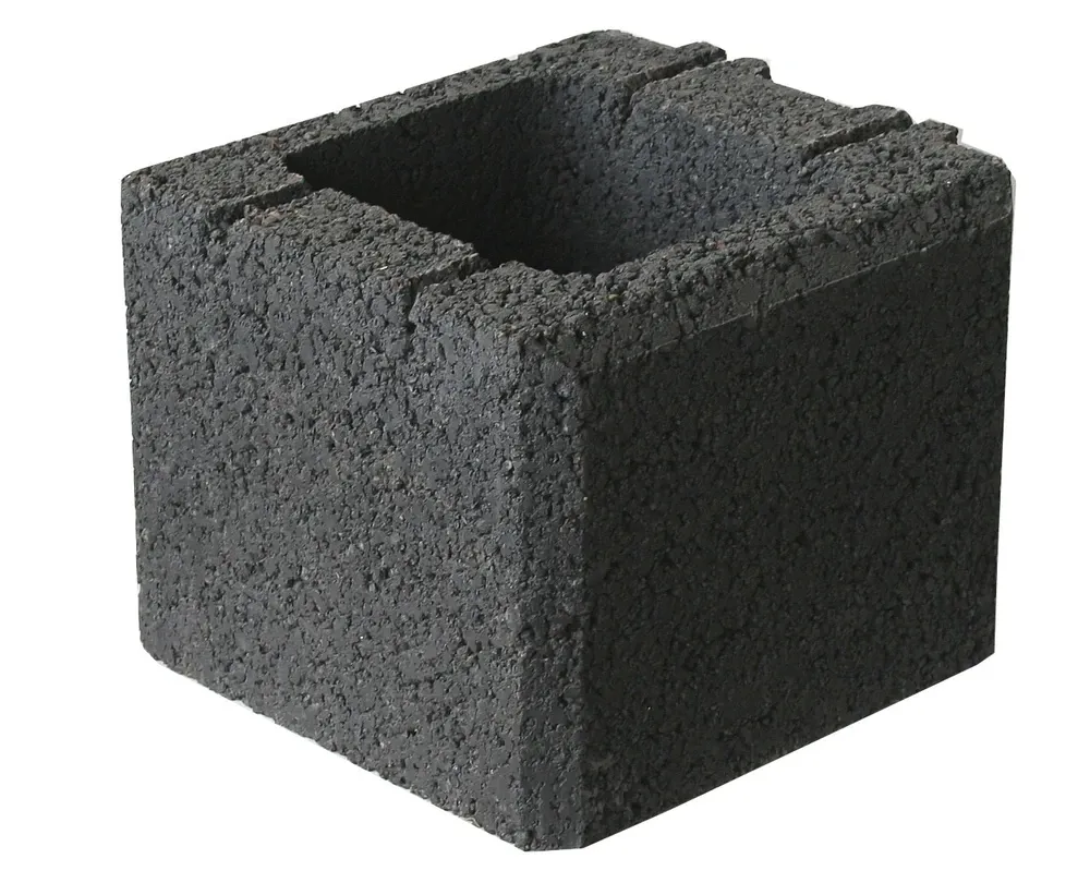 EHL Planomur Halbstein Anthrazit 25X25X20 cm