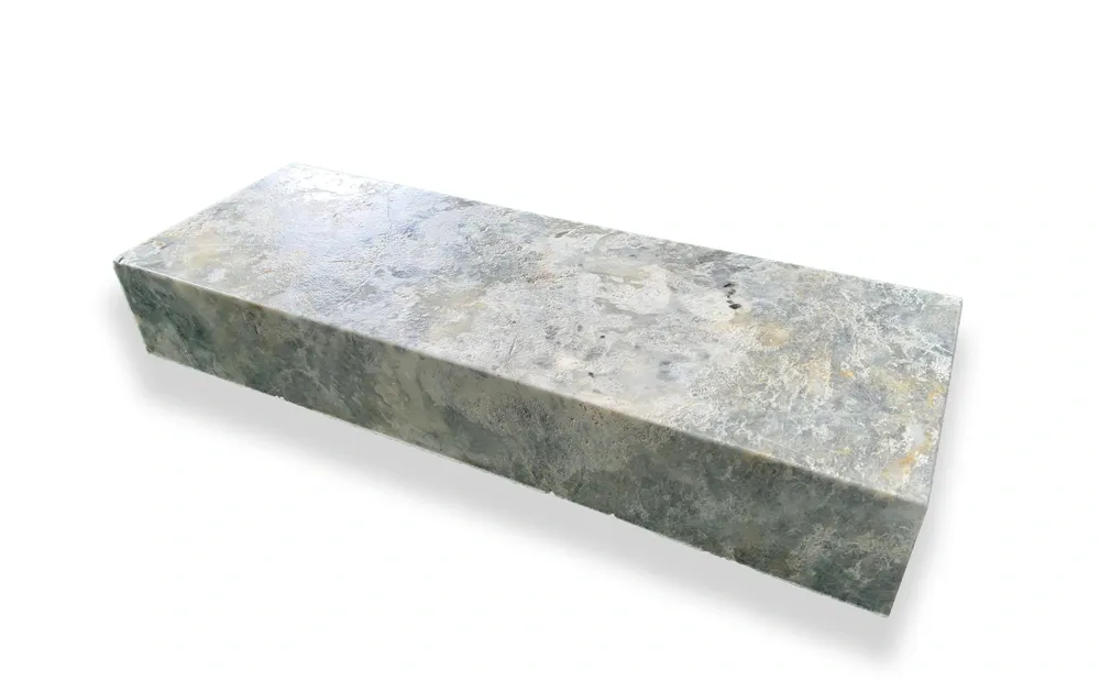 Travertinblockstufe Aqua Shadow 100 cm