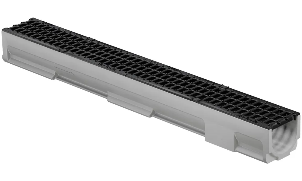 Filcoten self Rinne mit Gussrost 100 cm