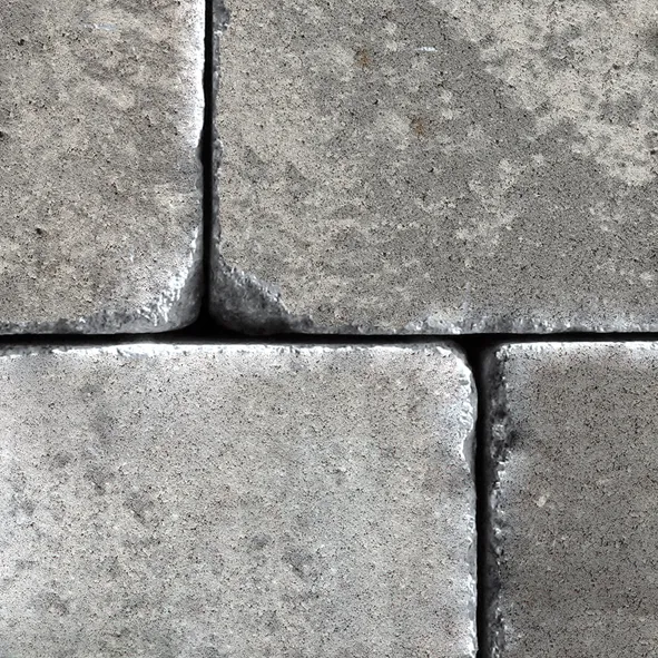 Berding Vario Pflaster Antik grau/schwarz nuanc. 5-Stein-System 8 cm