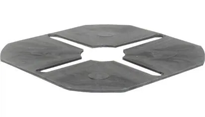 Ausgleichsscheibe für Plattenlager Höhe: 1 mm